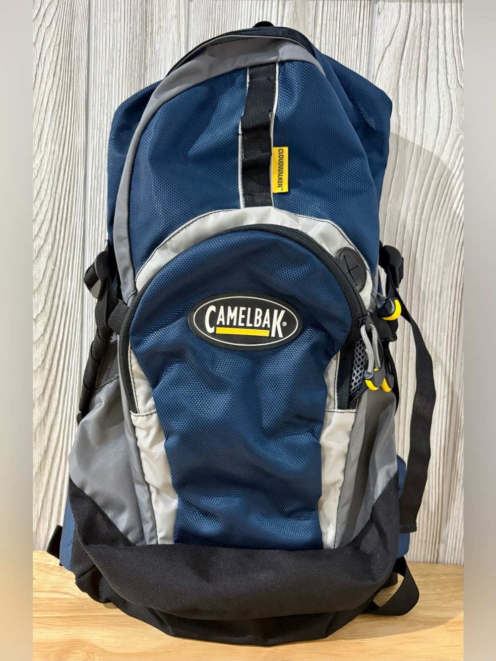 CamelBak Cloud Walker 18 Hydration Backpack Blue Gray Hiking Pack No Bladder